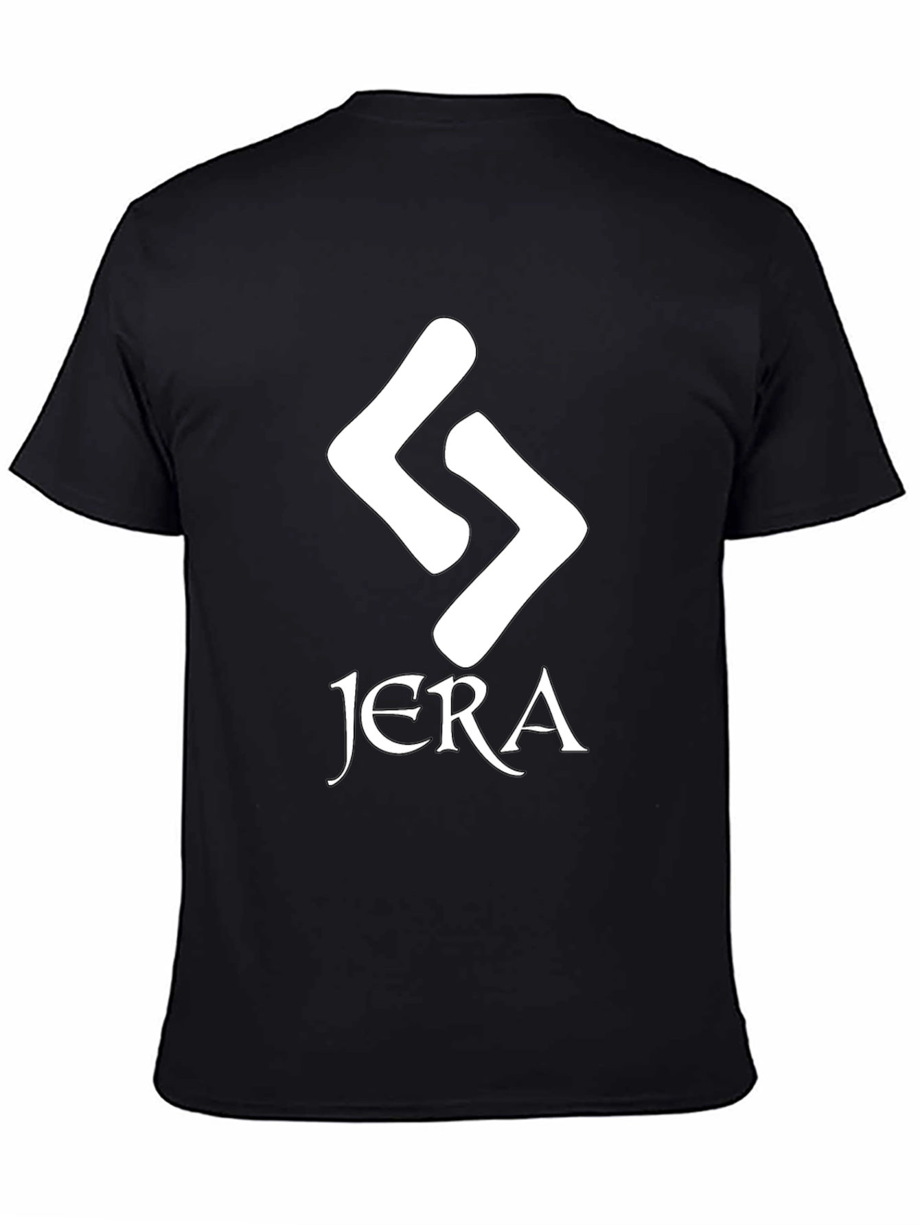 Jera Rune Graphic T-Shirt - Black Cotton Tee