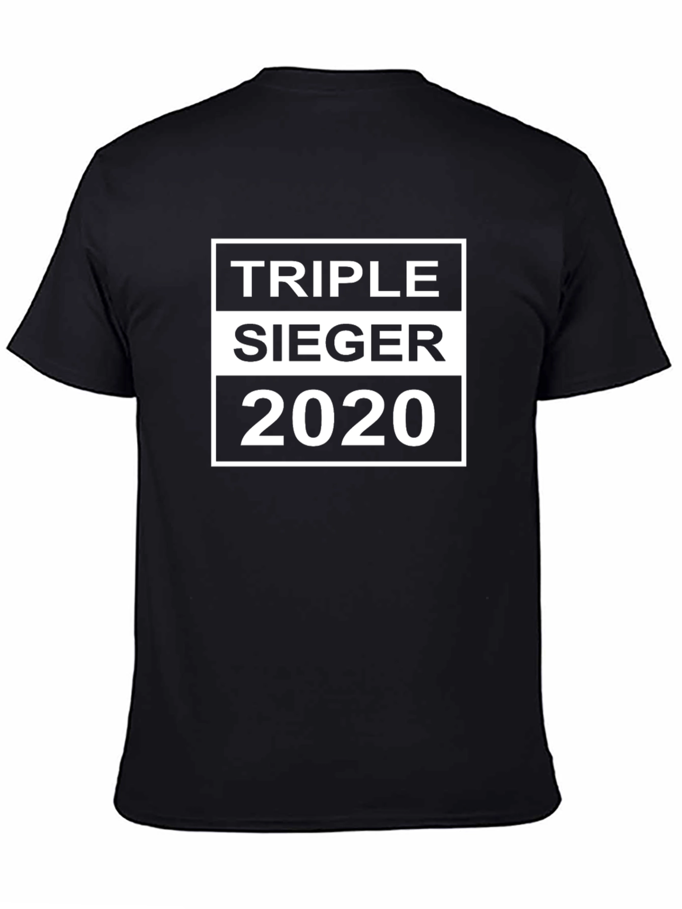 Triple Sieger 2020 Black T-Shirt