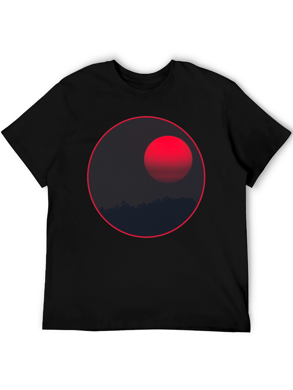 Eclipse Graphic Tee - Stylish Dark T-Shirt