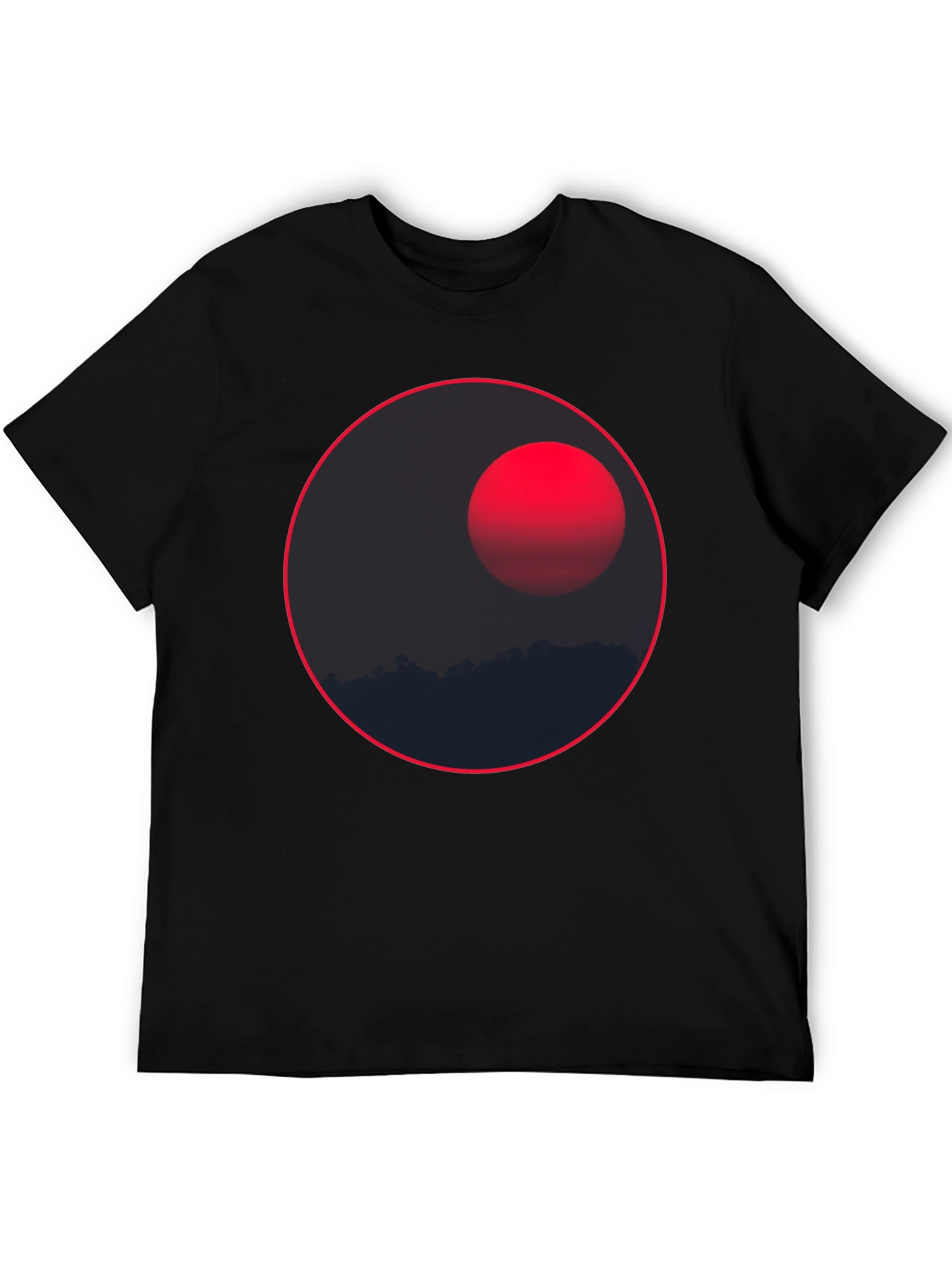 Eclipse Graphic Tee - Stylish Dark T-Shirt