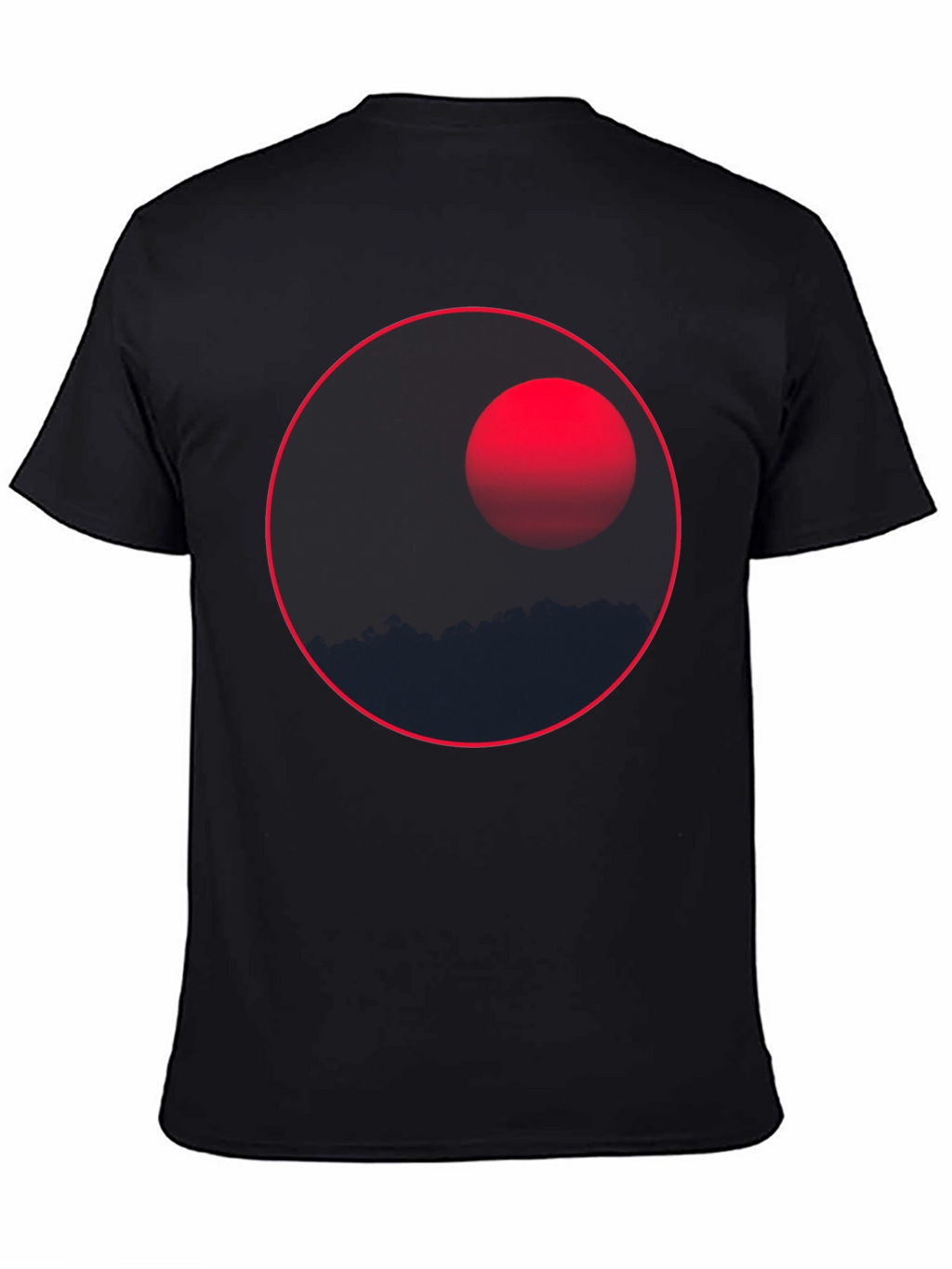 Eclipse Graphic Tee - Stylish Dark T-Shirt