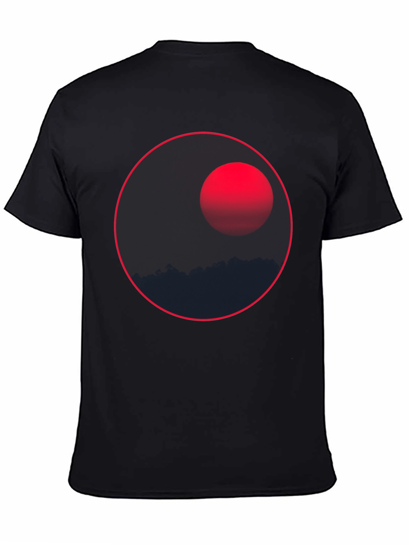 Eclipse Graphic Tee - Stylish Dark T-Shirt