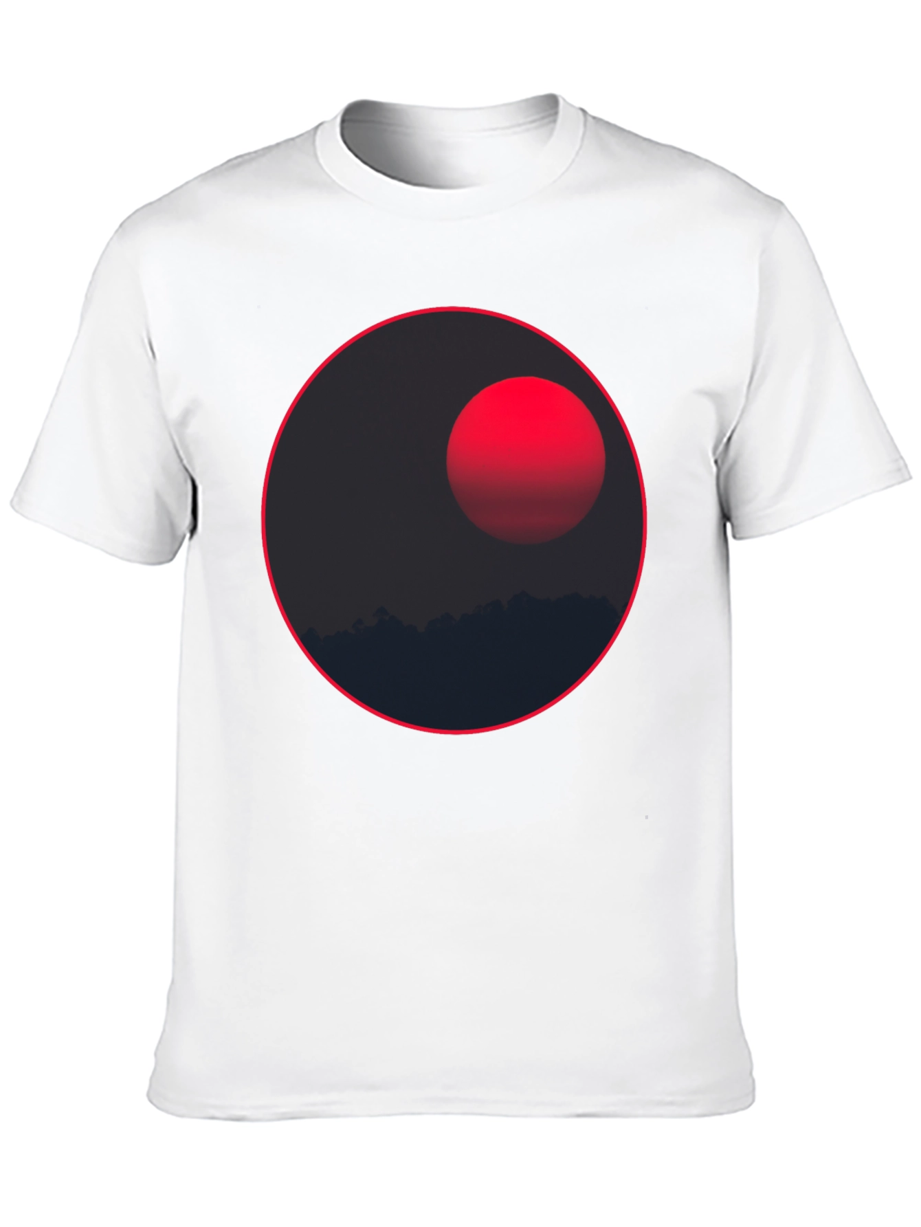 Eclipse Graphic Tee - Stylish Dark T-Shirt
