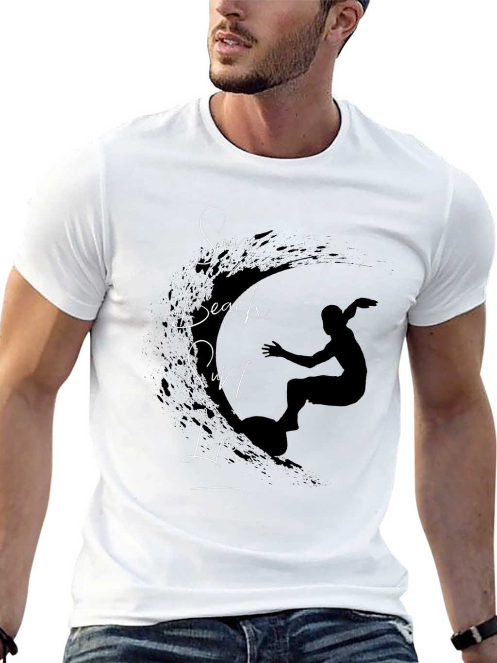 Sun Beach Surf Life T-Shirt