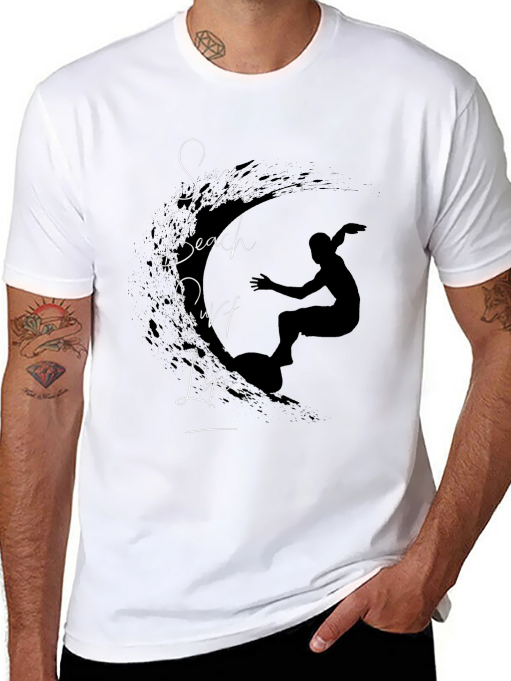 Sun Beach Surf Life T-Shirt