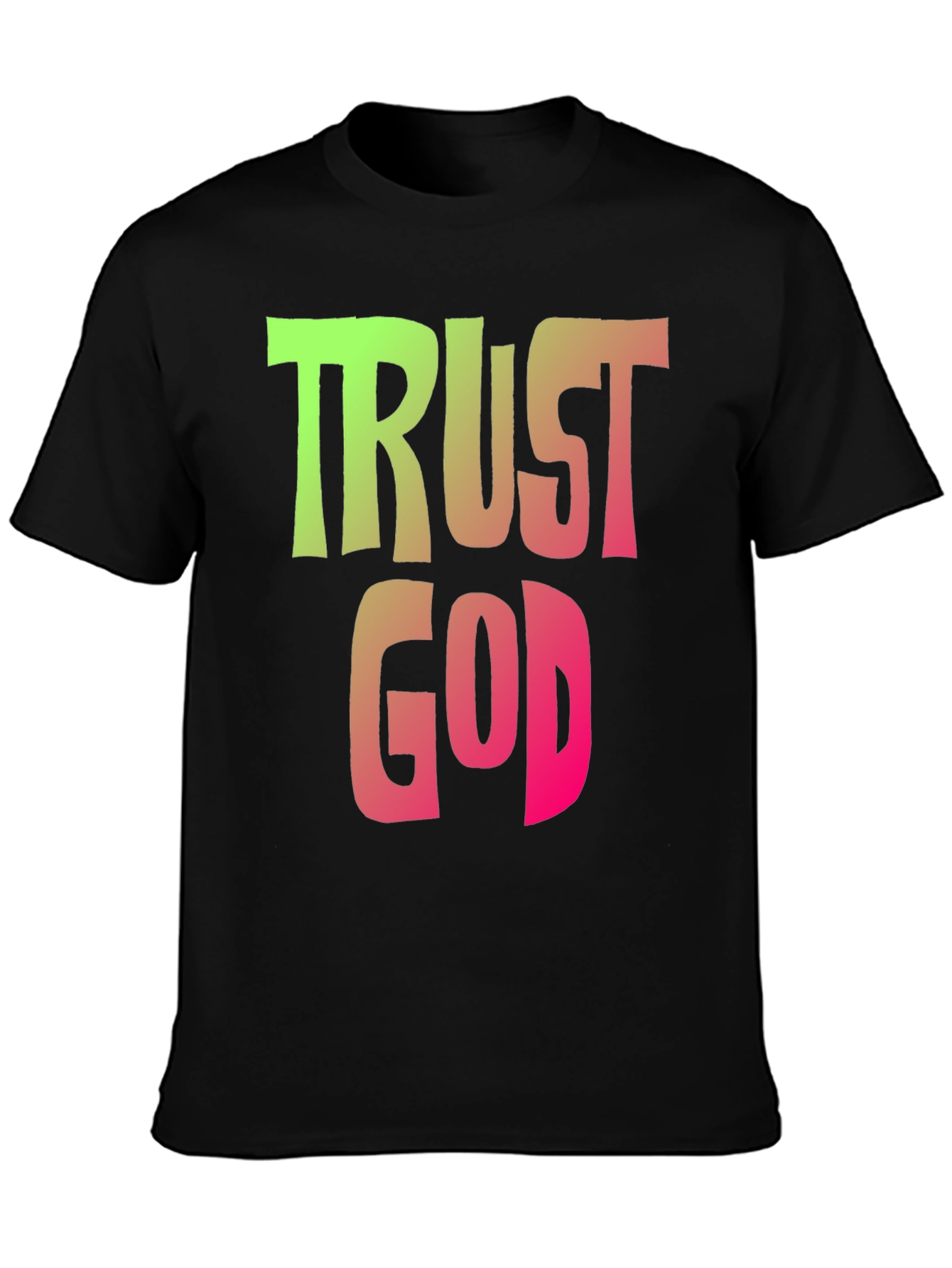 Trust God Graphic Tee - Trendy Religious T-Shirt
