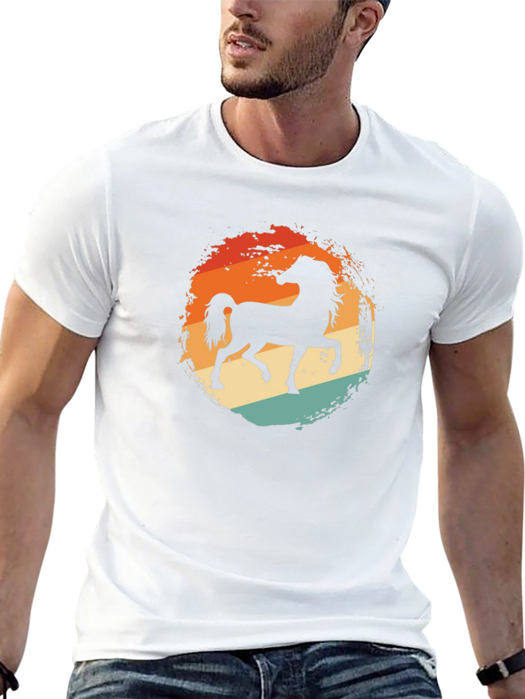 Retro Horse Silhouette T-Shirt