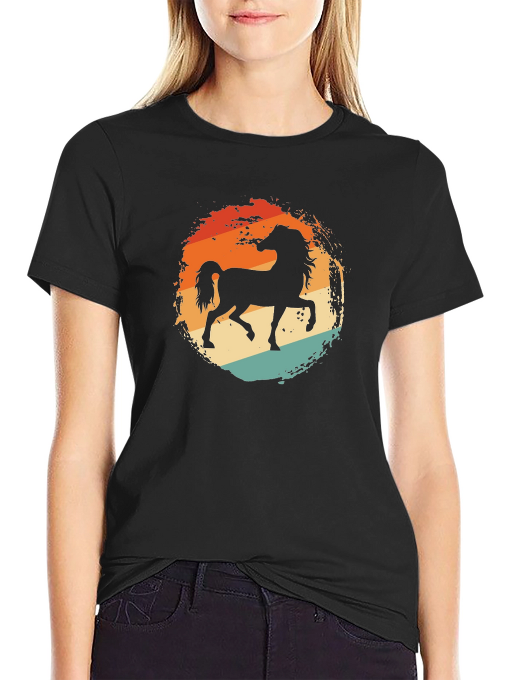 Retro Horse Silhouette T-Shirt