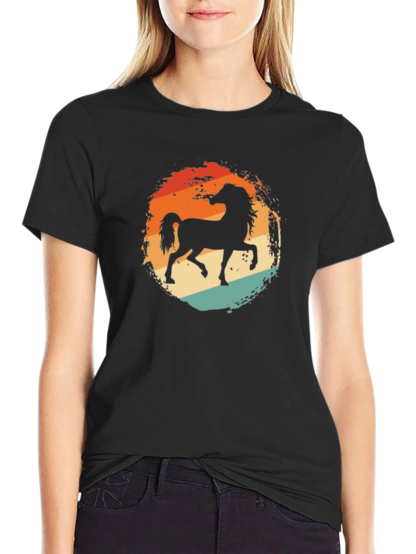 Retro Horse Silhouette T-Shirt