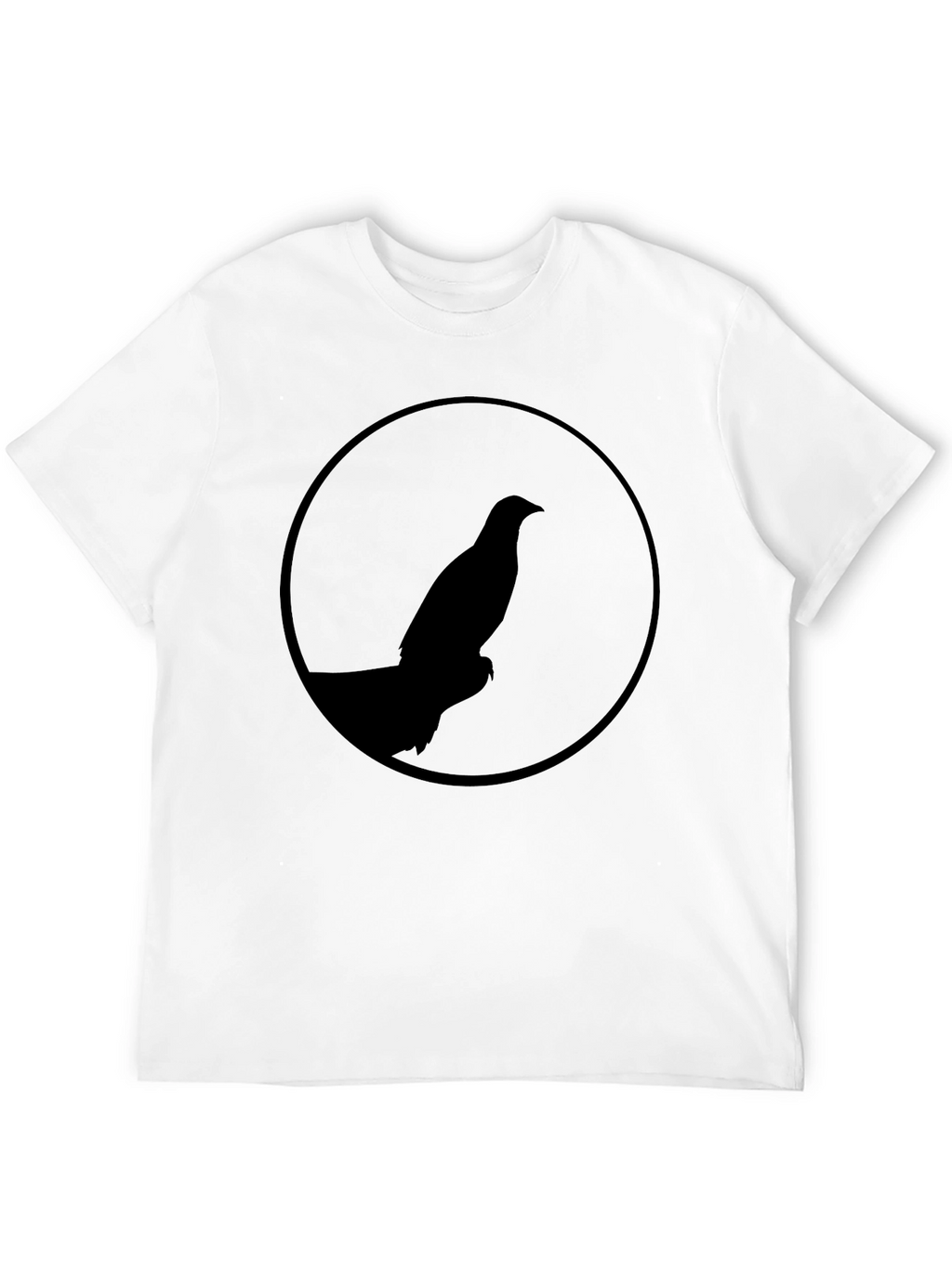 Black Bird Silhouette Tee - Mens Graphic T-Shirt