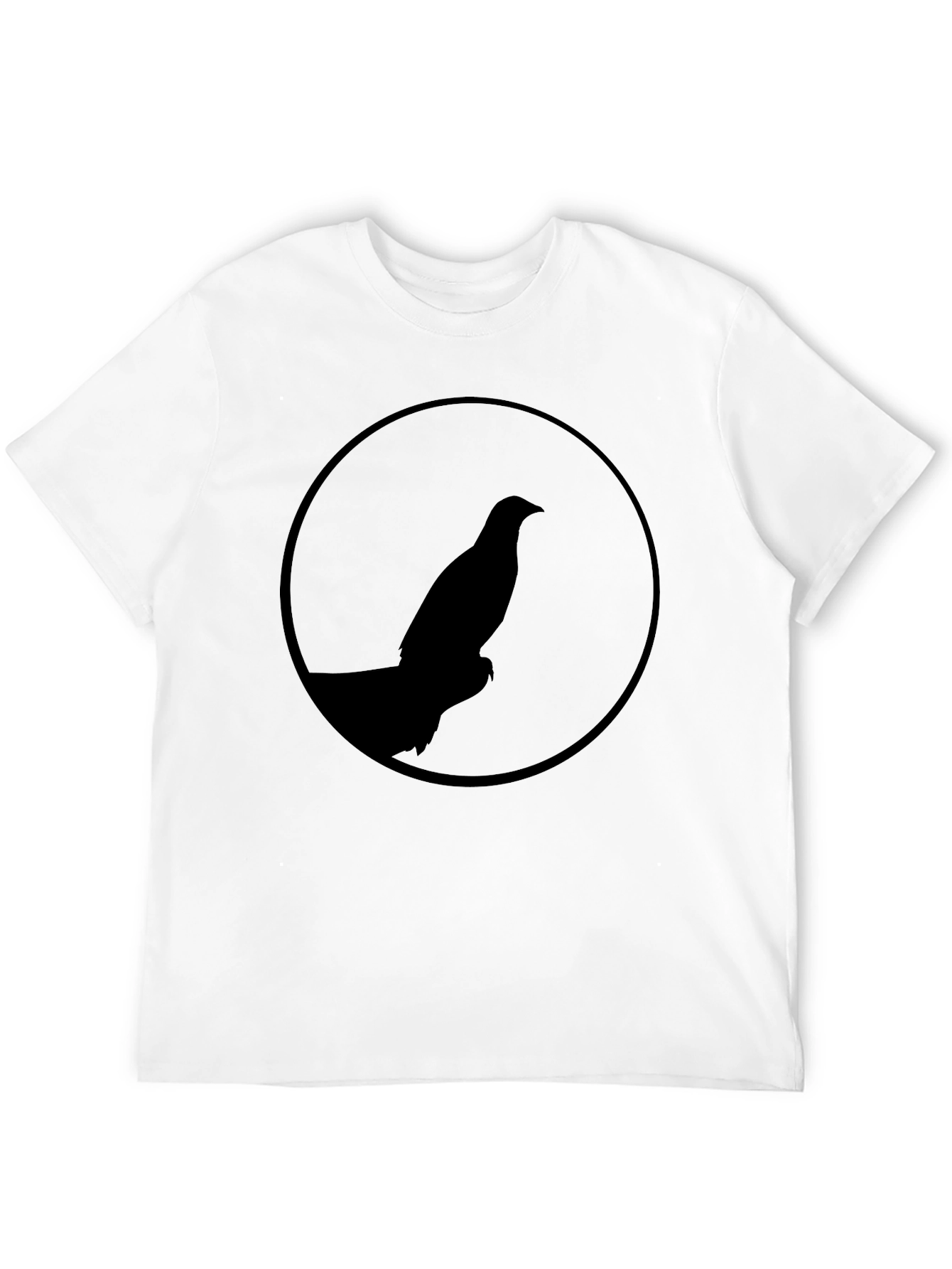 Black Bird Silhouette Tee - Mens Graphic T-Shirt