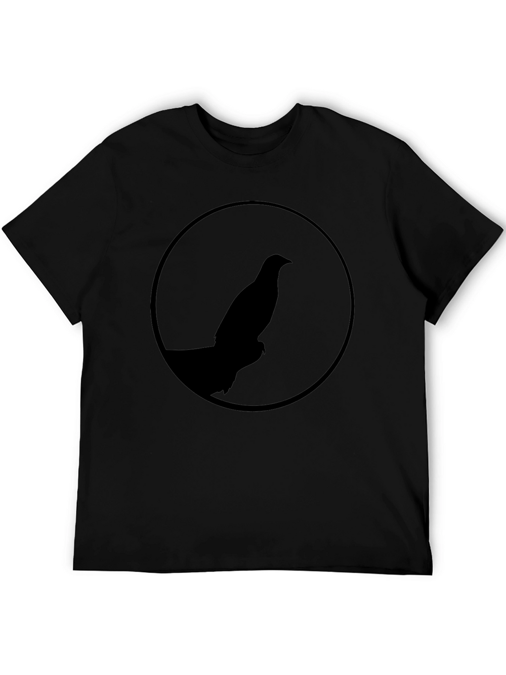 Black Bird Silhouette Tee - Mens Graphic T-Shirt