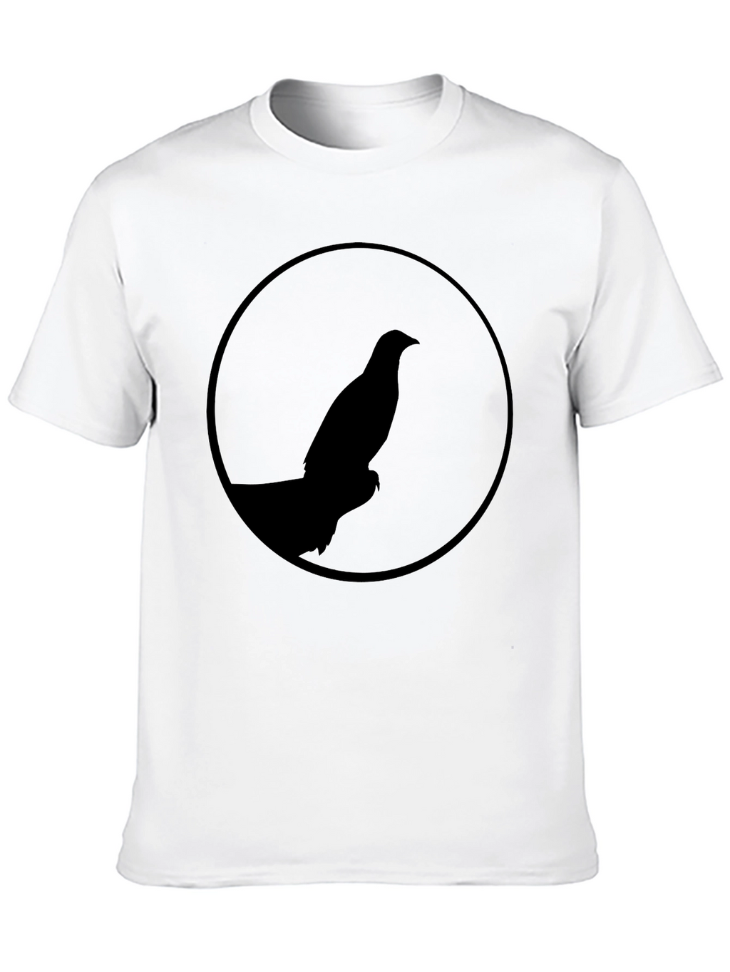 Black Bird Silhouette Tee - Mens Graphic T-Shirt
