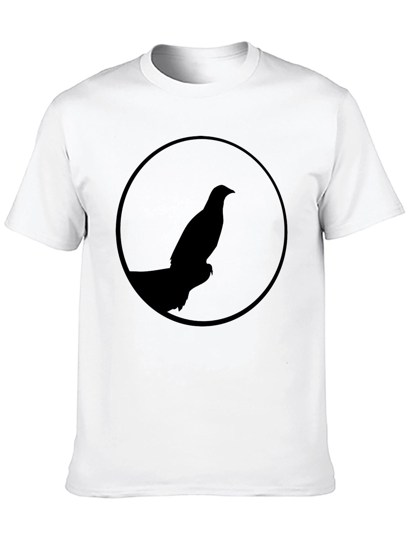 Black Bird Silhouette Tee - Mens Graphic T-Shirt