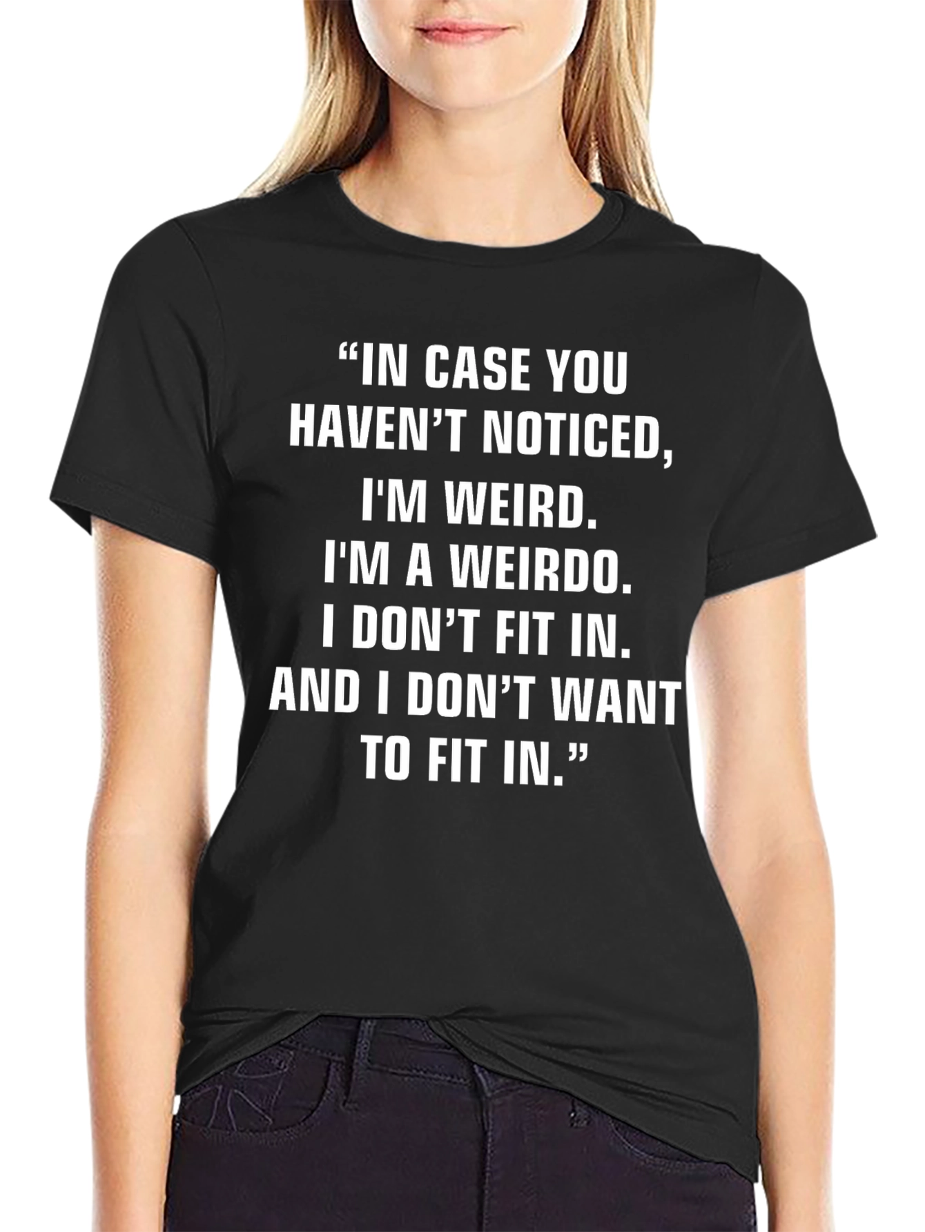 Weirdo Statement T-Shirt - Comfortable Fit