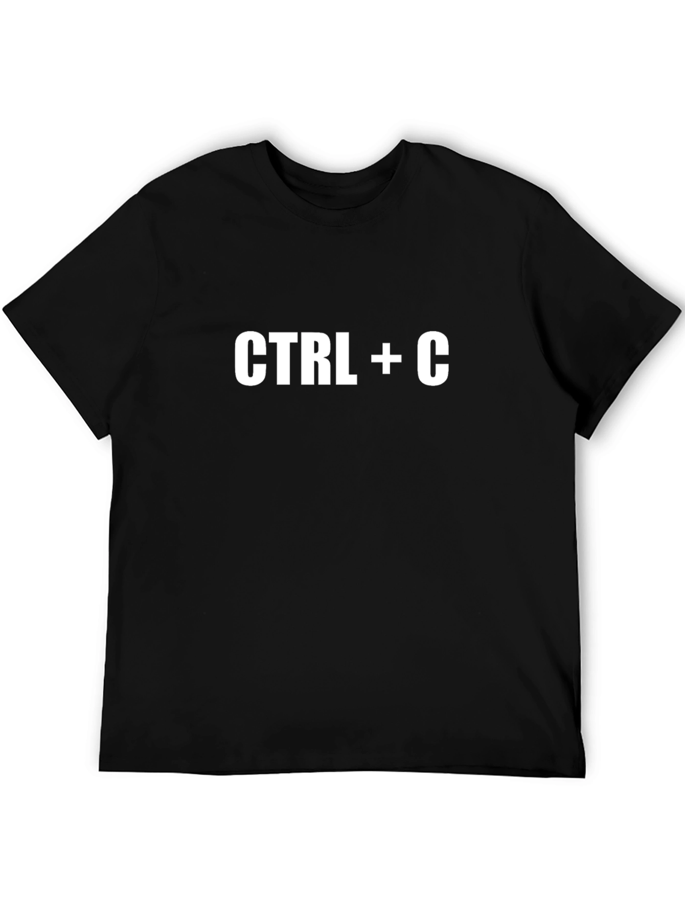 CTRL+C Black T-Shirt - Programmer Humor Tee