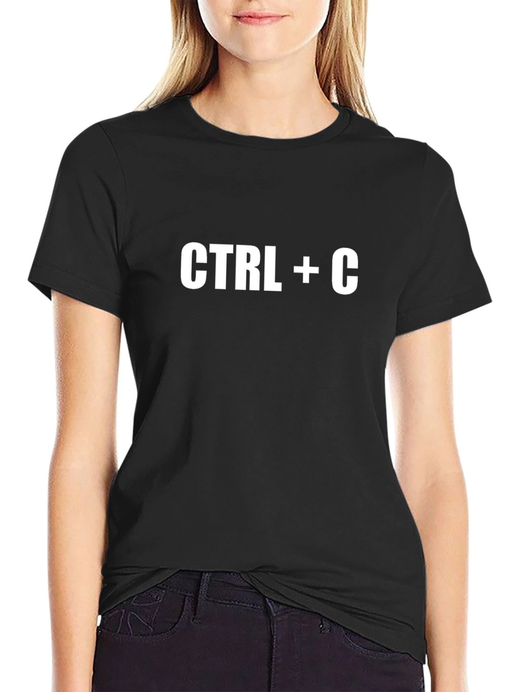 CTRL+C Black T-Shirt - Programmer Humor Tee