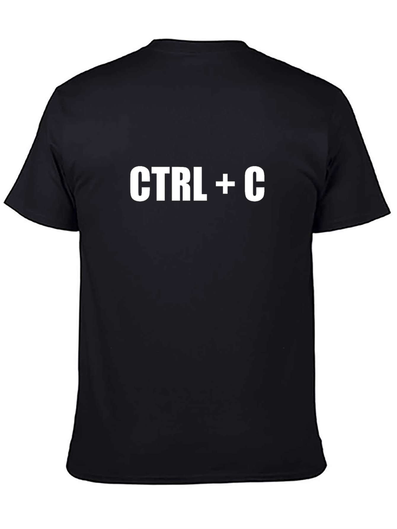 CTRL+C Black T-Shirt - Programmer Humor Tee