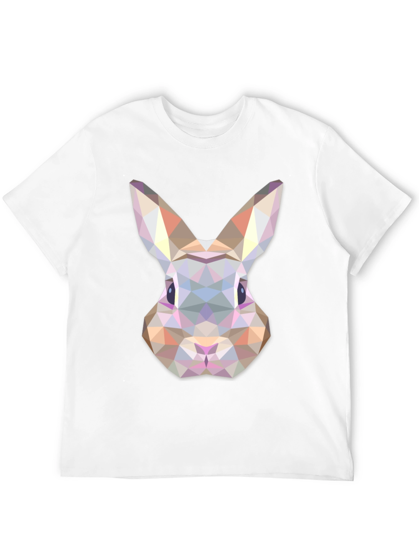Geometric Rabbit T-Shirt - Modern Animal Tee