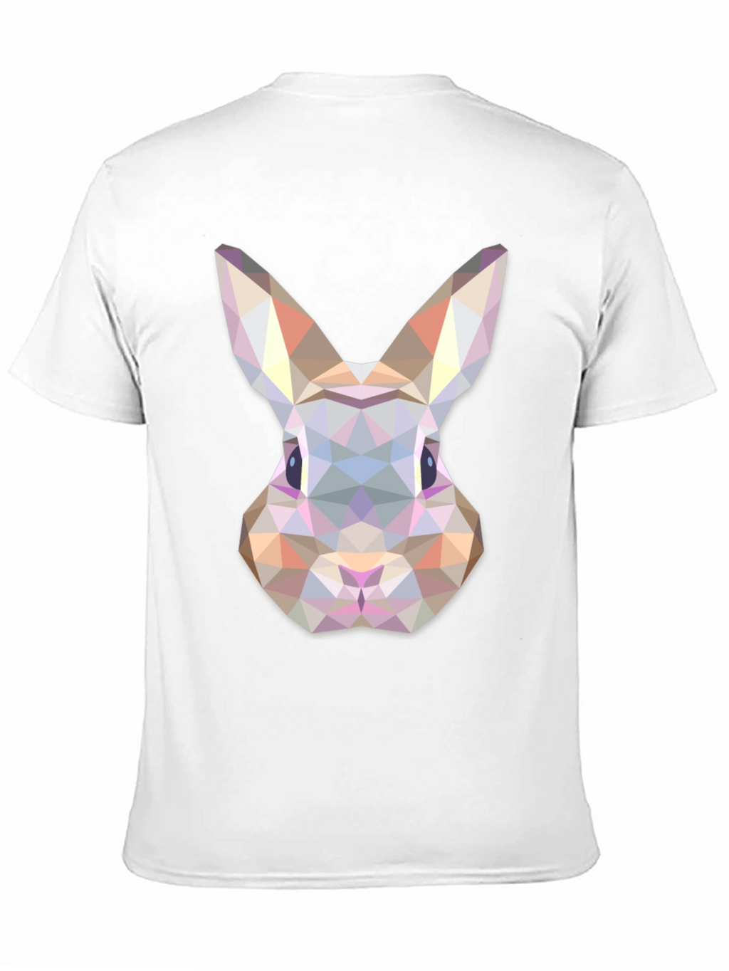 Geometric Rabbit T-Shirt - Modern Animal Tee