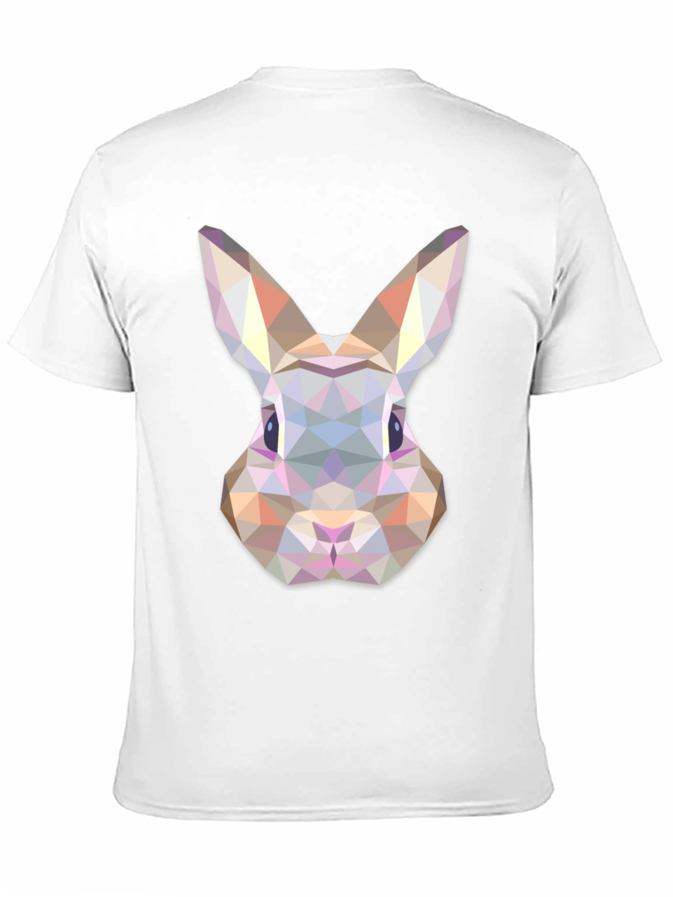 Geometric Rabbit T-Shirt - Modern Animal Tee