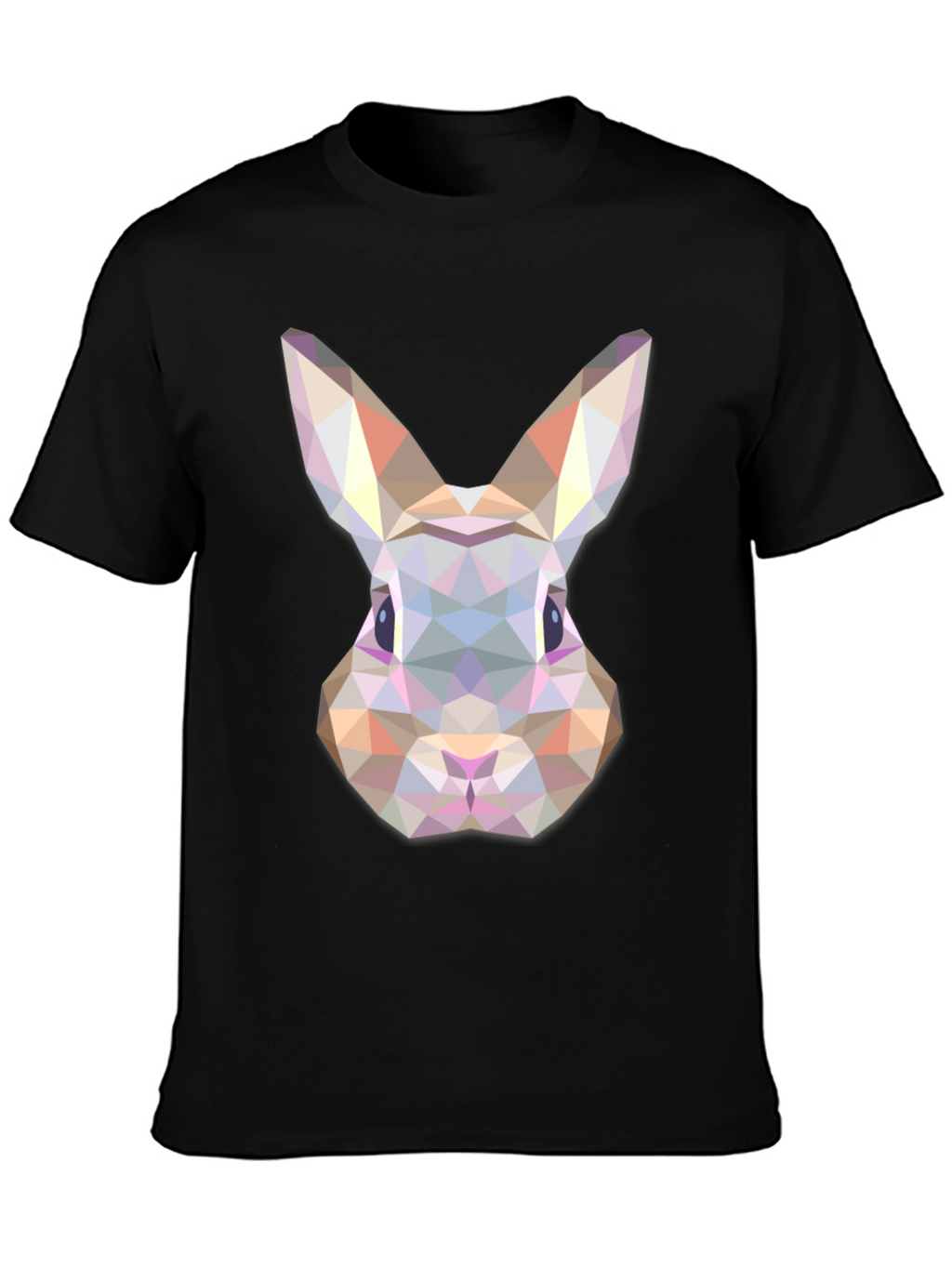 Geometric Rabbit T-Shirt - Modern Animal Tee