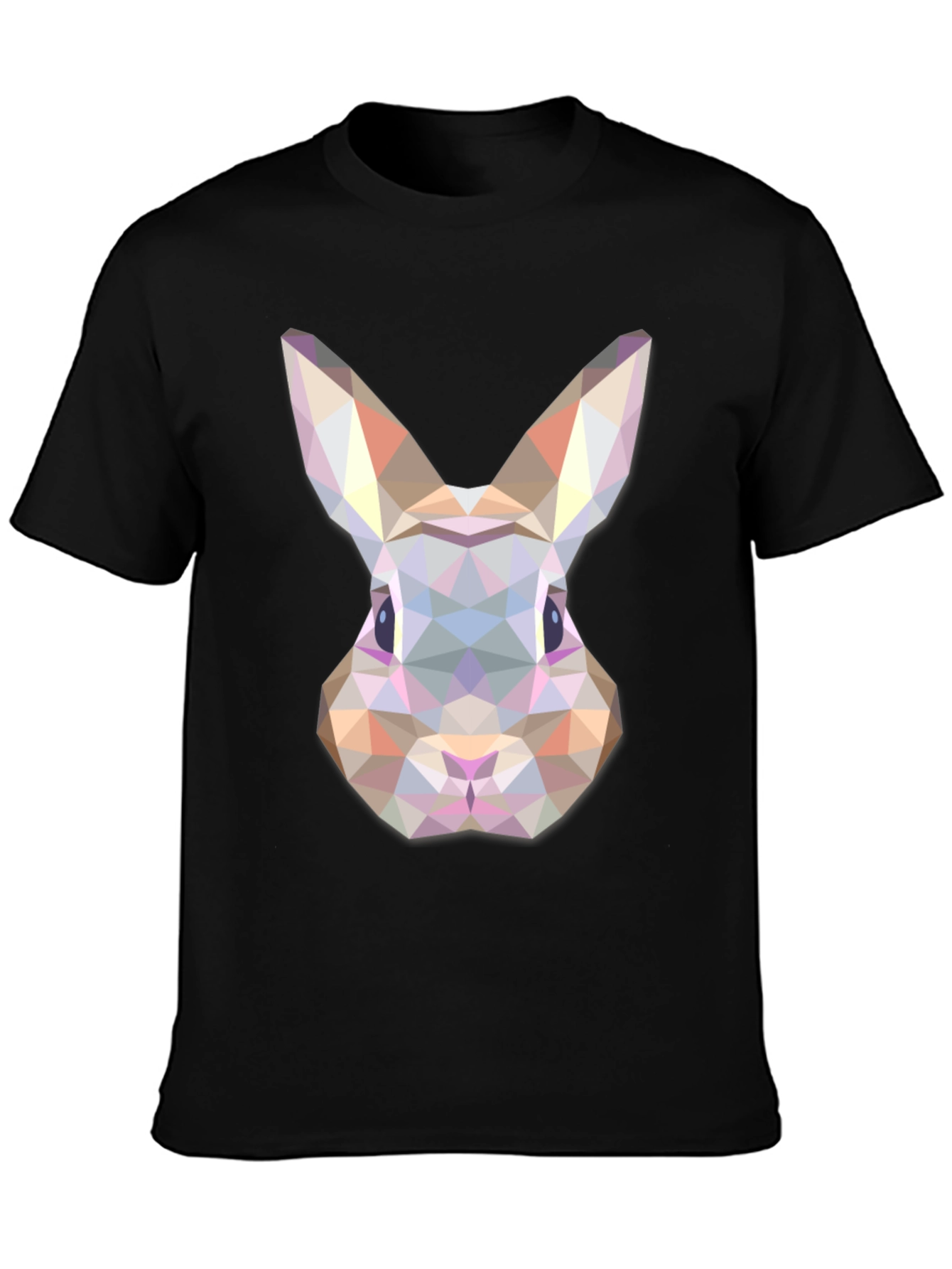 Geometric Rabbit T-Shirt - Modern Animal Tee