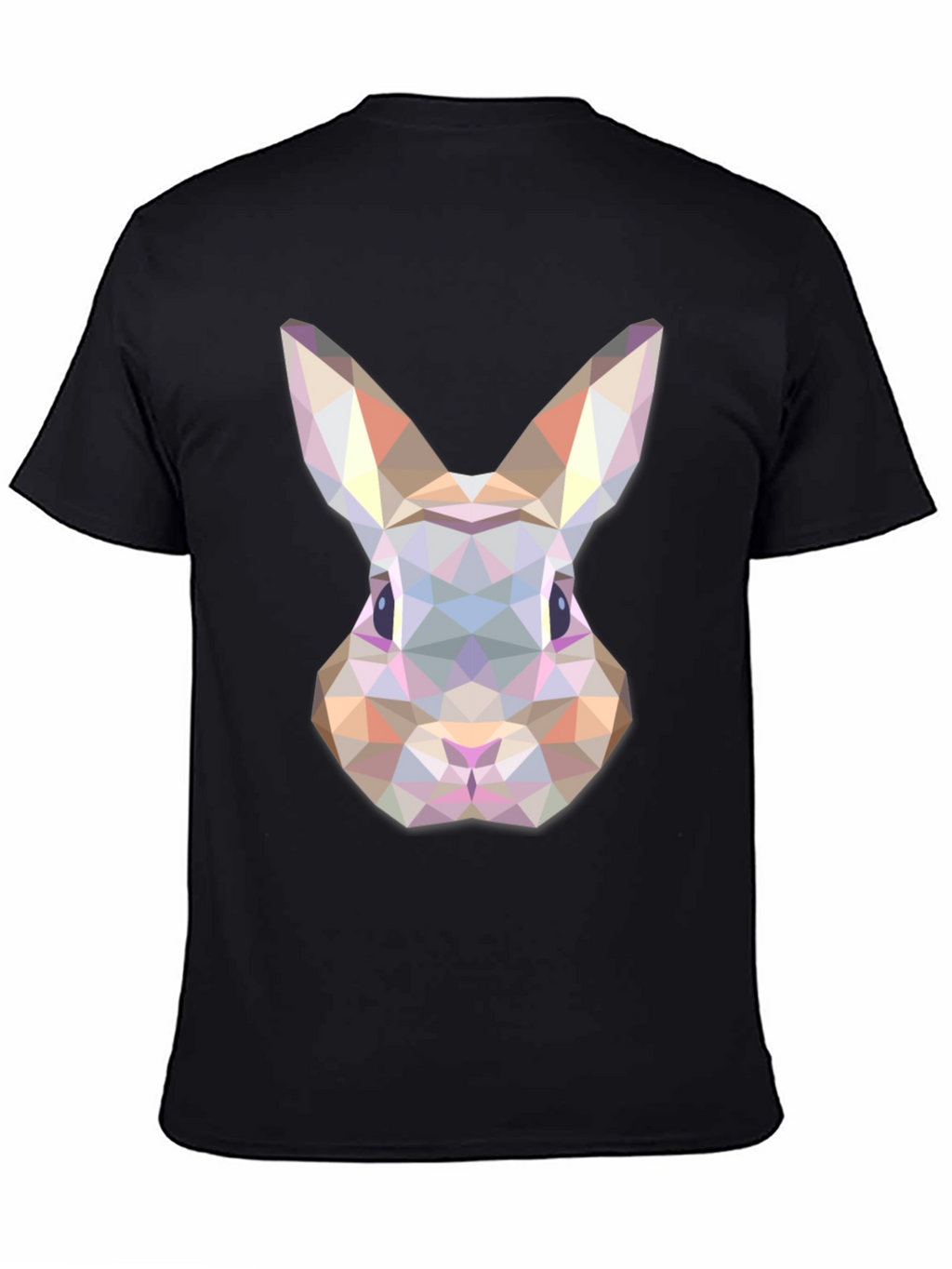 Geometric Rabbit T-Shirt - Modern Animal Tee
