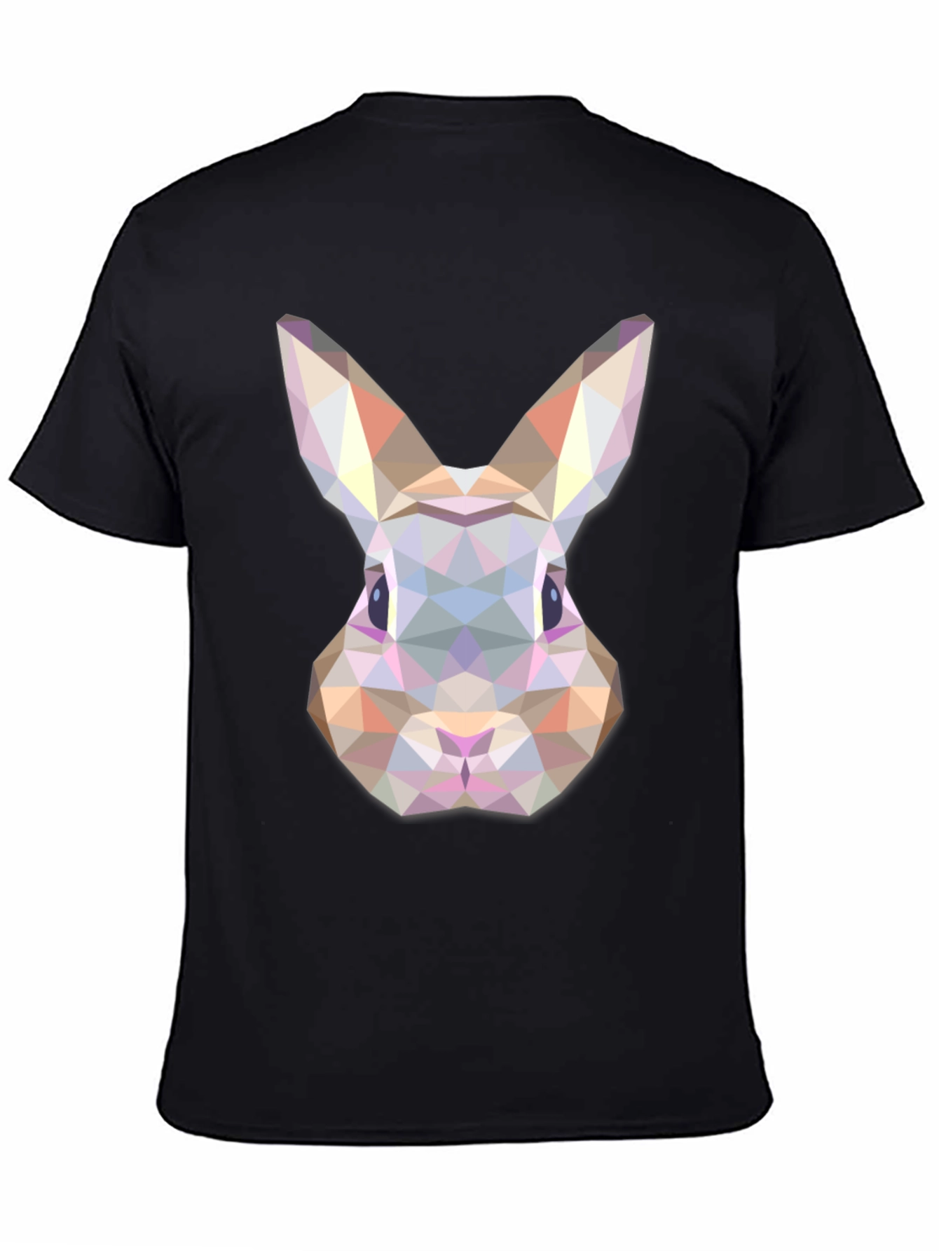 Geometric Rabbit T-Shirt - Modern Animal Tee