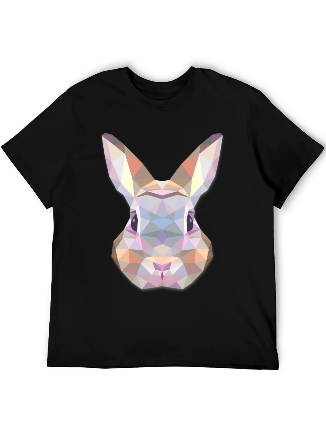 Geometric Rabbit T-Shirt - Modern Animal Tee