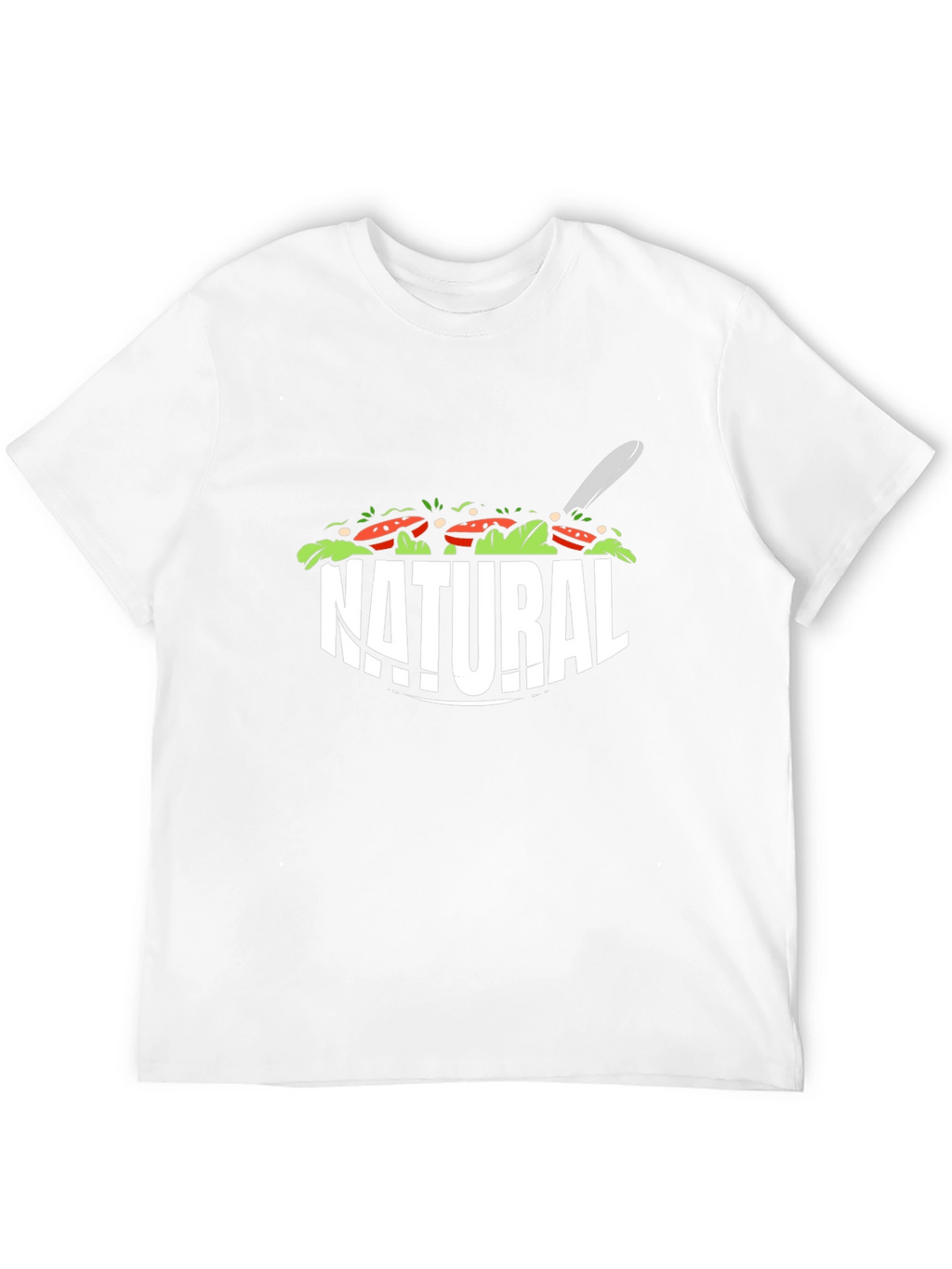 Natural Salad T-Shirt - Fresh & Fun Design