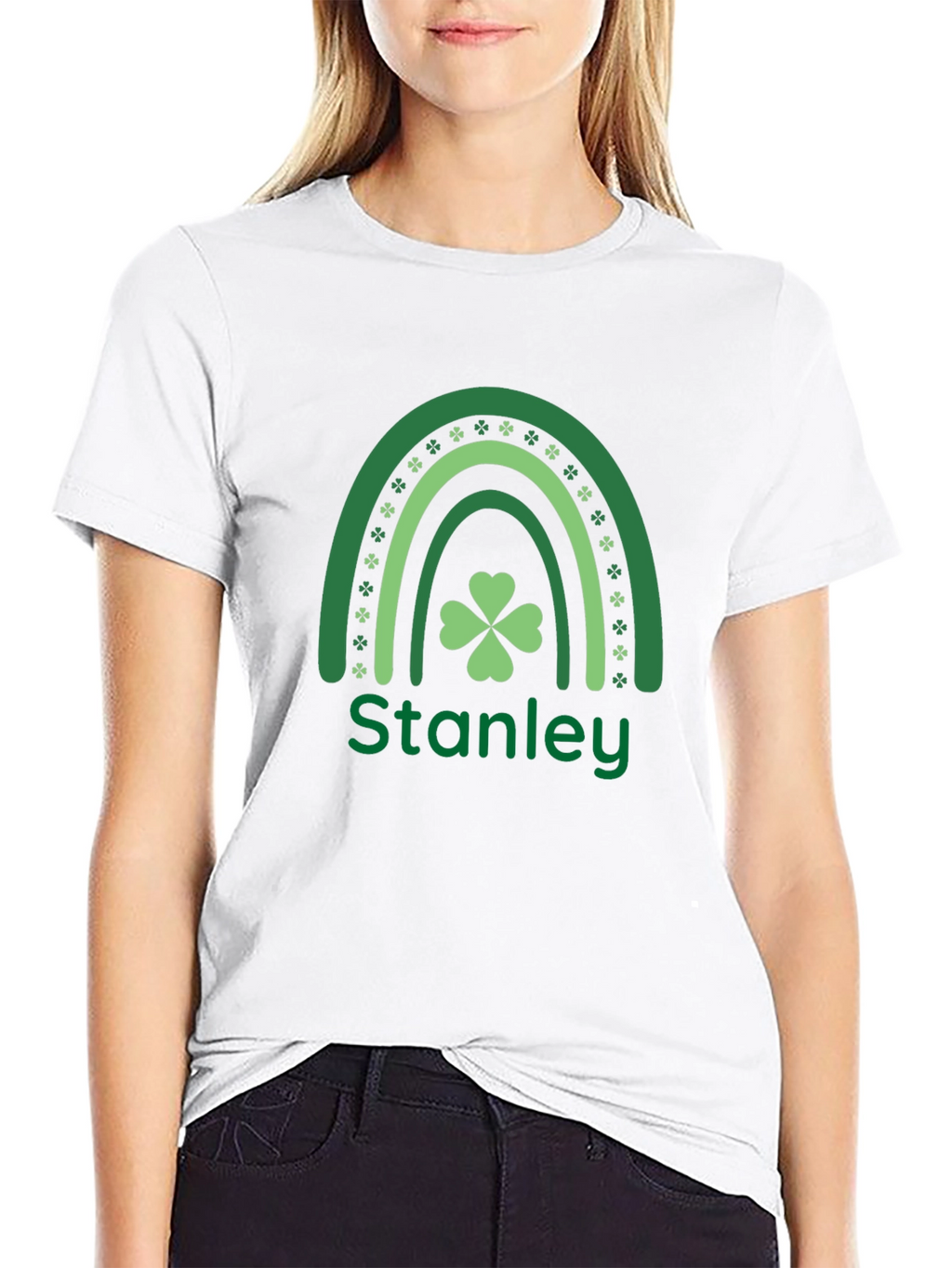 Stanley Shamrock Rainbow Graphic T-Shirt