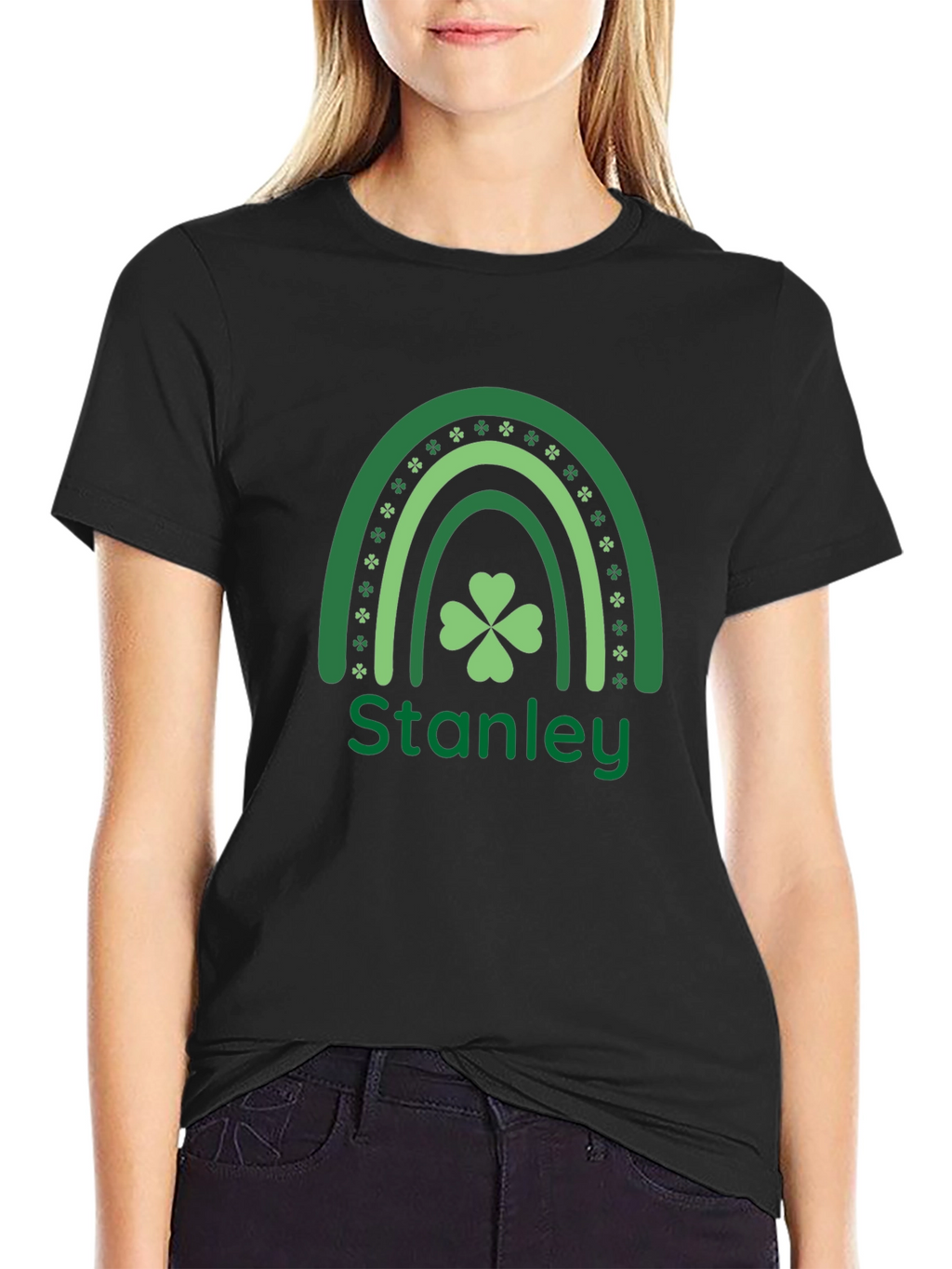 Stanley Shamrock Rainbow Graphic T-Shirt