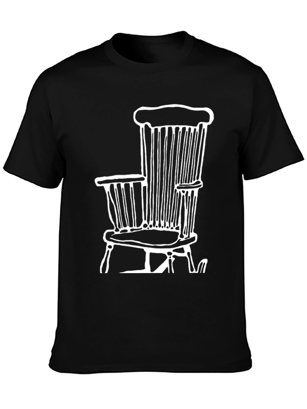Chair Graphic Tee - Black Unisex T-Shirt