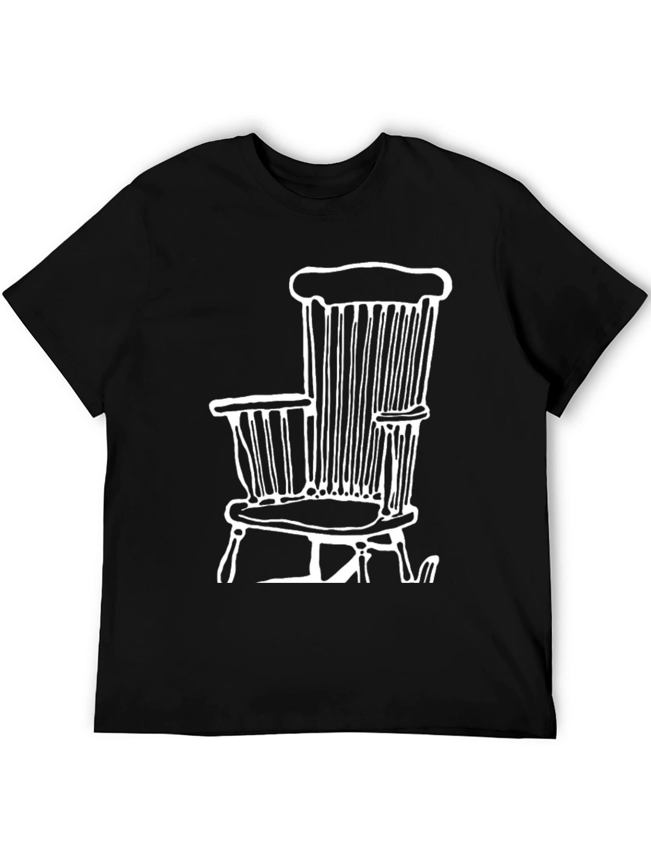 Chair Graphic Tee - Black Unisex T-Shirt