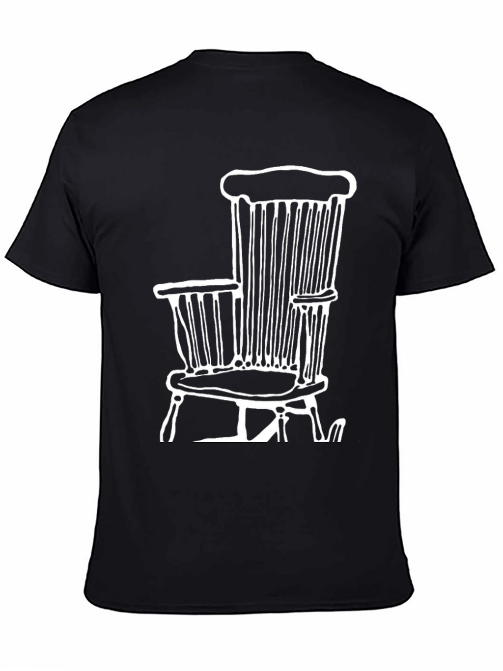 Chair Graphic Tee - Black Unisex T-Shirt