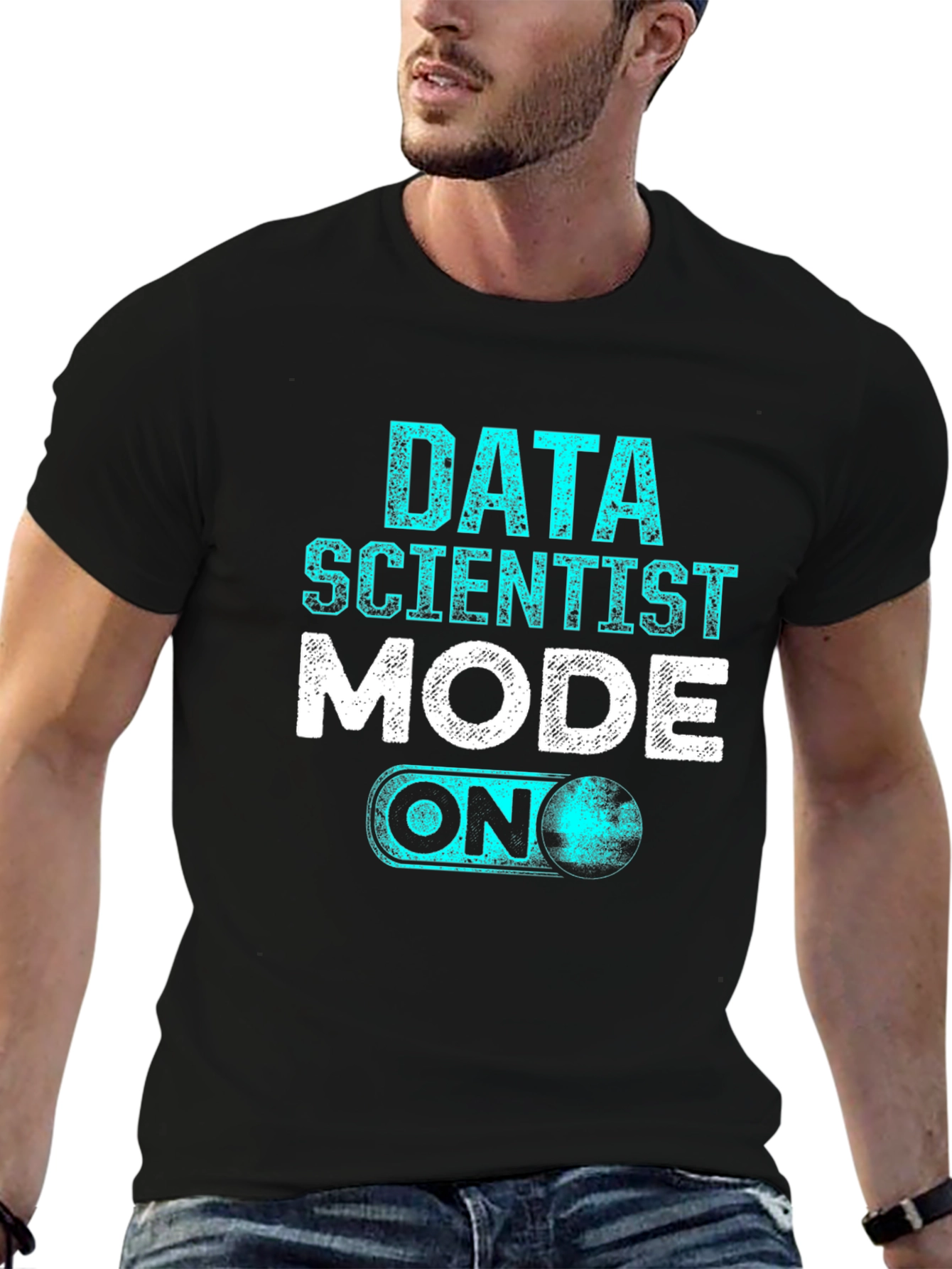 Data Scientist Mode ON T-Shirt - Black