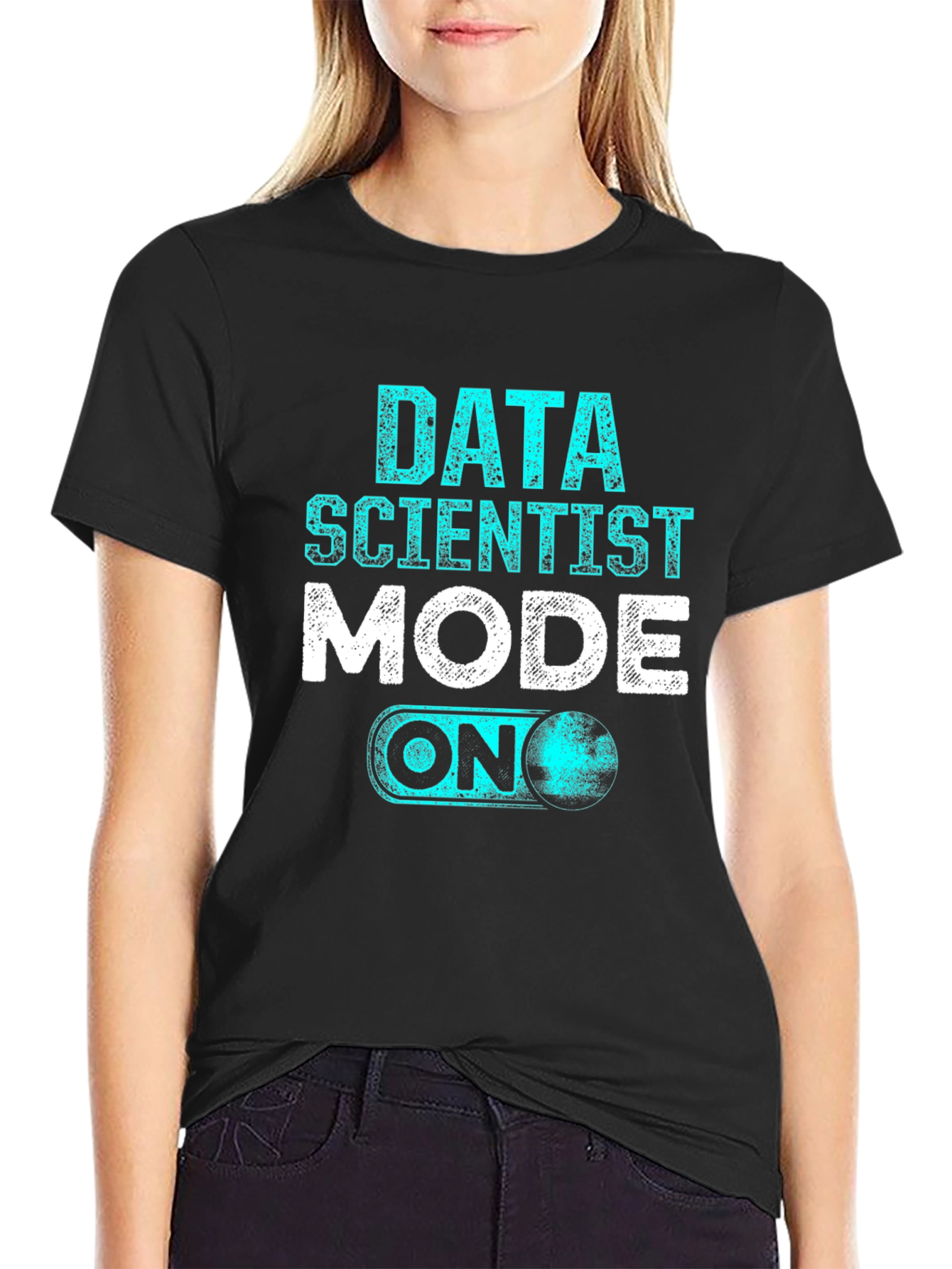 Data Scientist Mode ON T-Shirt - Black