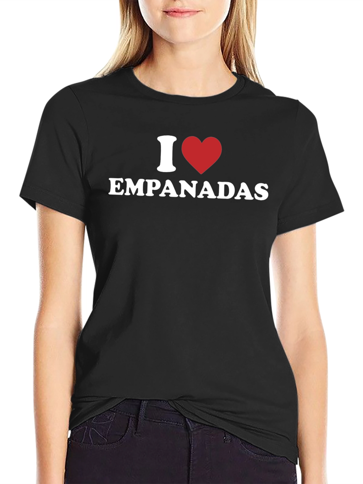 I Love Empanadas T-Shirt - Black