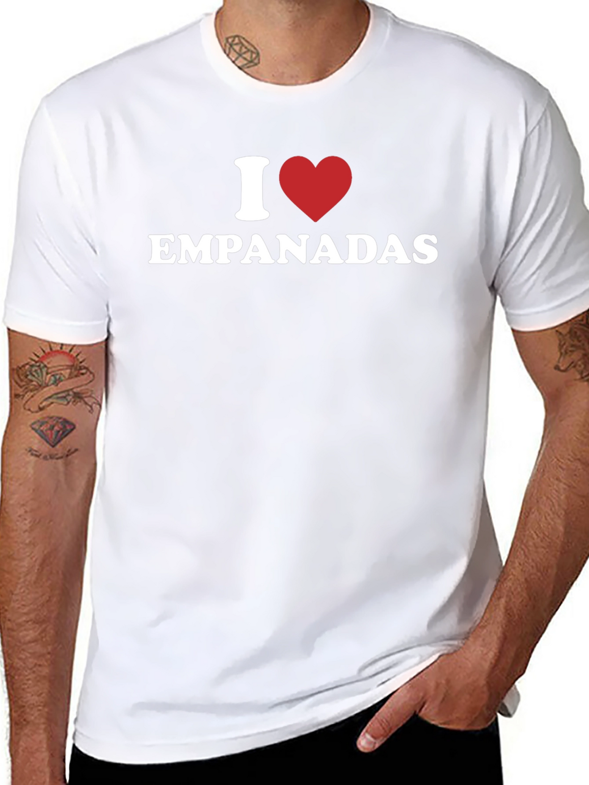 I Love Empanadas T-Shirt - Black