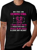 Gemini Girl T-Shirt - Zodiac Birthday Tee