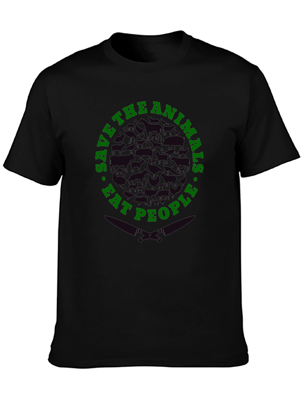 Save Animals Eat People Graphic T-Shirt