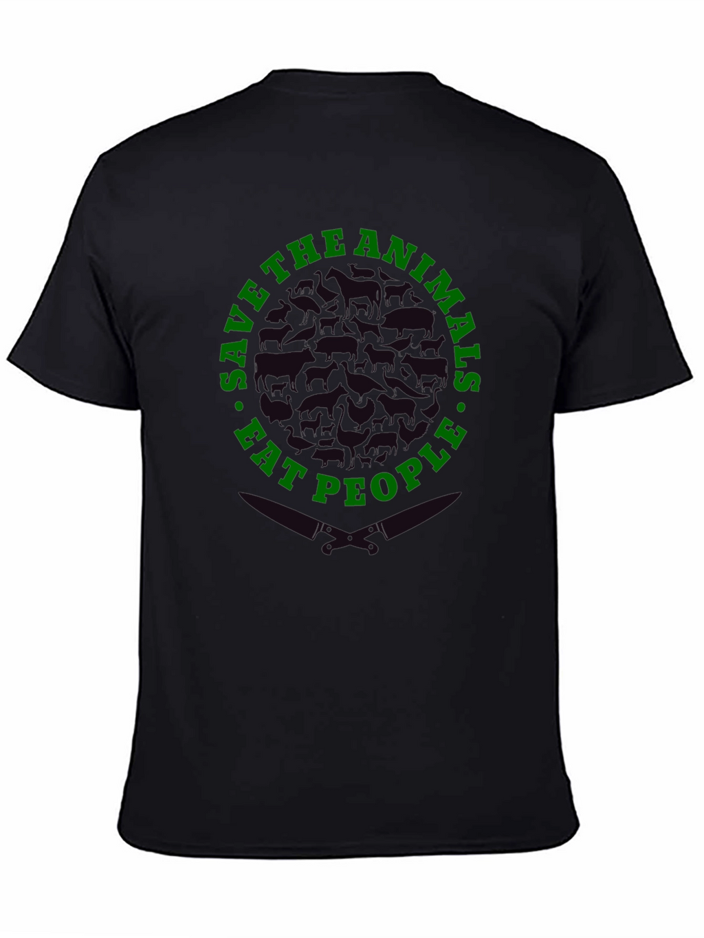 Save Animals Eat People Graphic T-Shirt