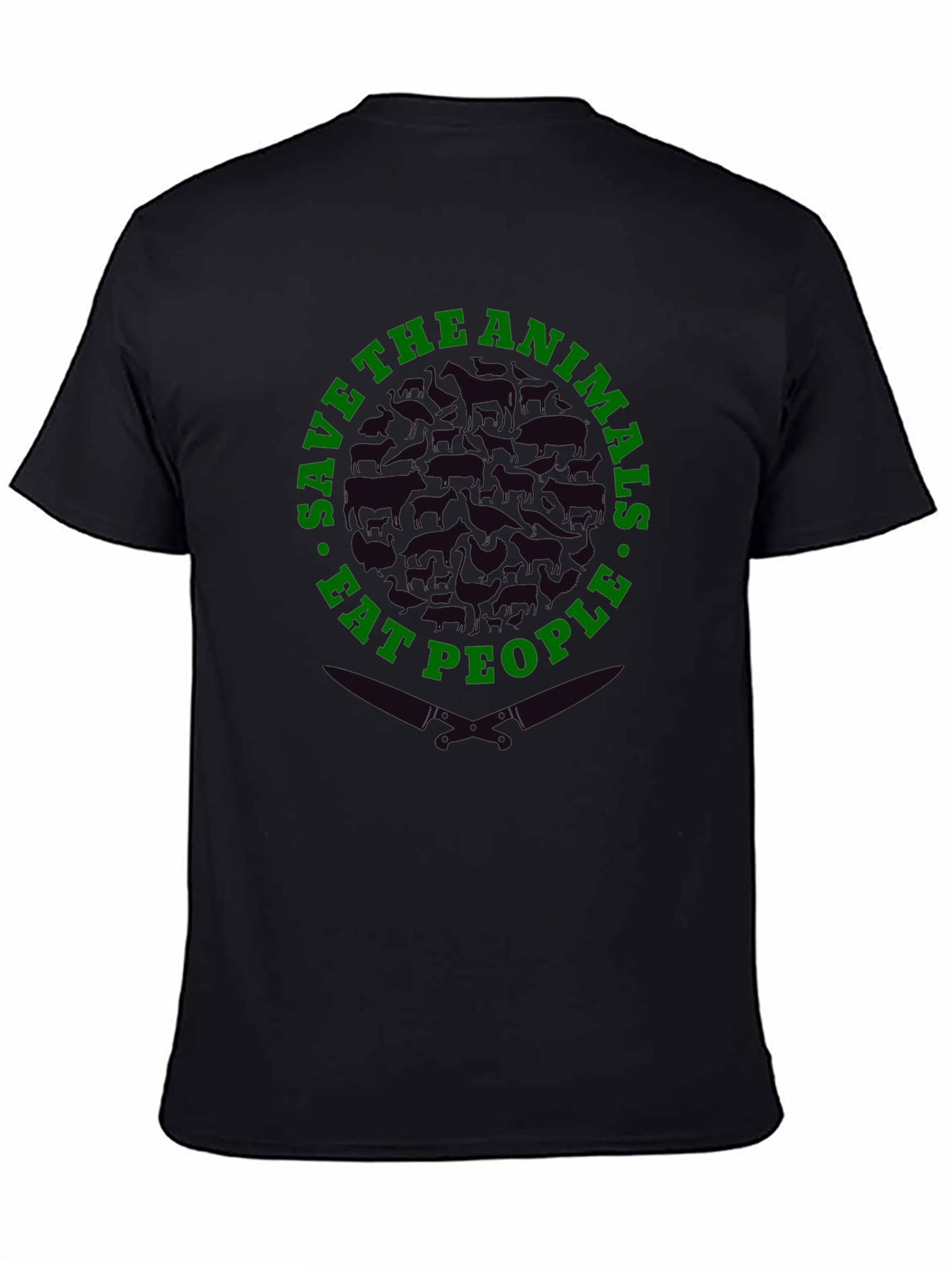 Save Animals Eat People Graphic T-Shirt