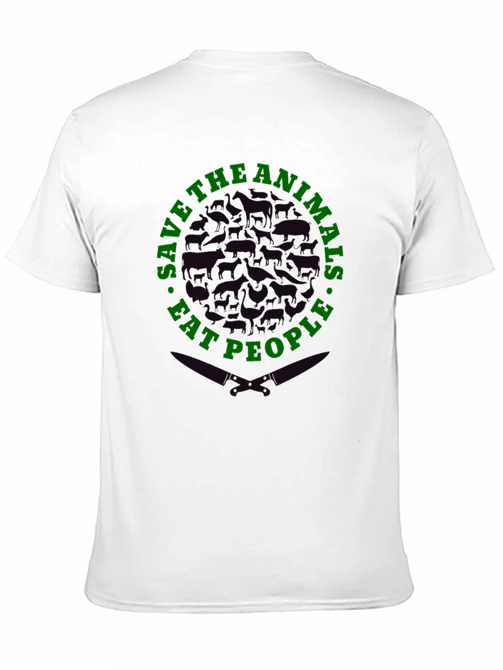 Save Animals Eat People Graphic T-Shirt