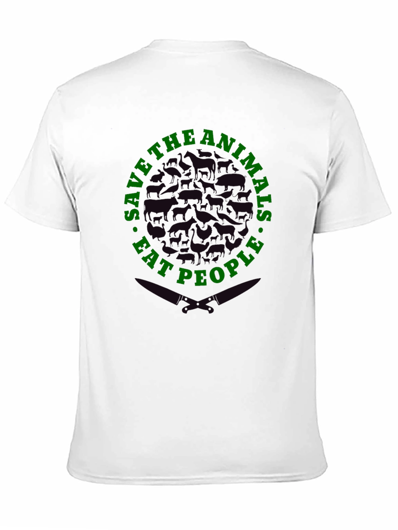 Save Animals Eat People Graphic T-Shirt