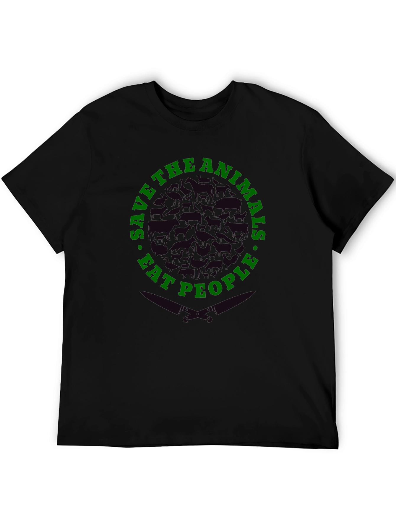Save Animals Eat People Graphic T-Shirt