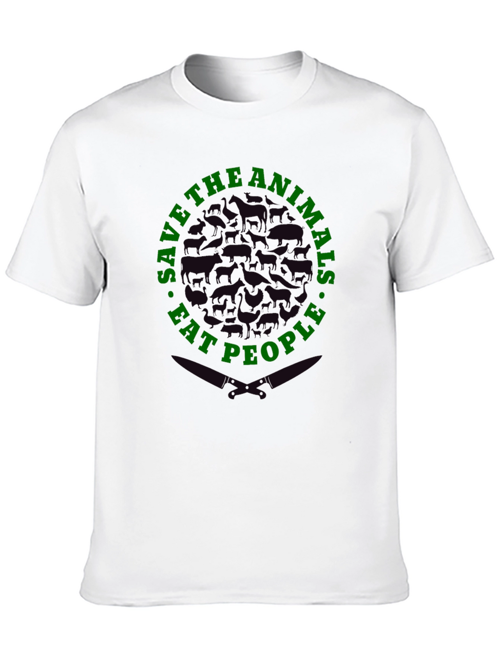 Save Animals Eat People Graphic T-Shirt