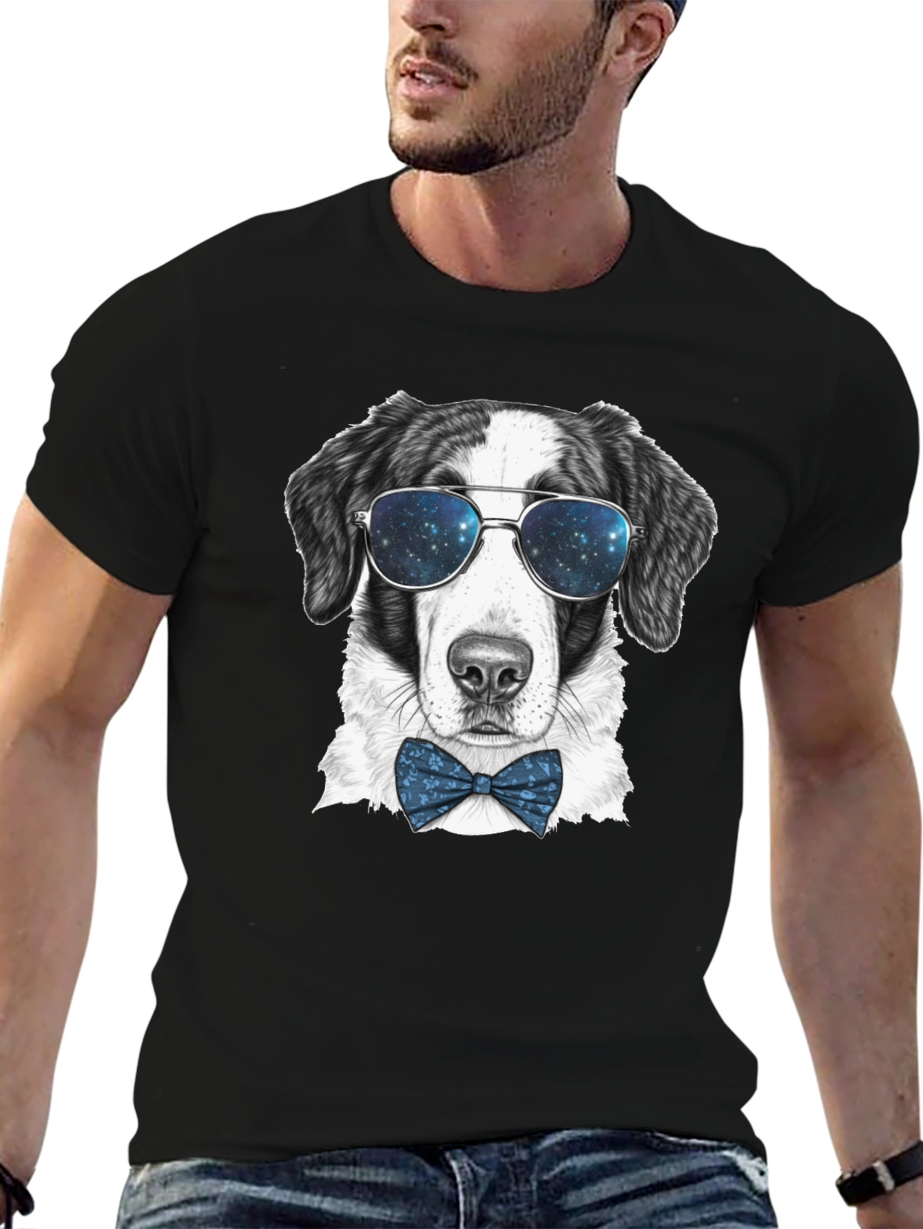 Cool Dog with Glasses T-Shirt