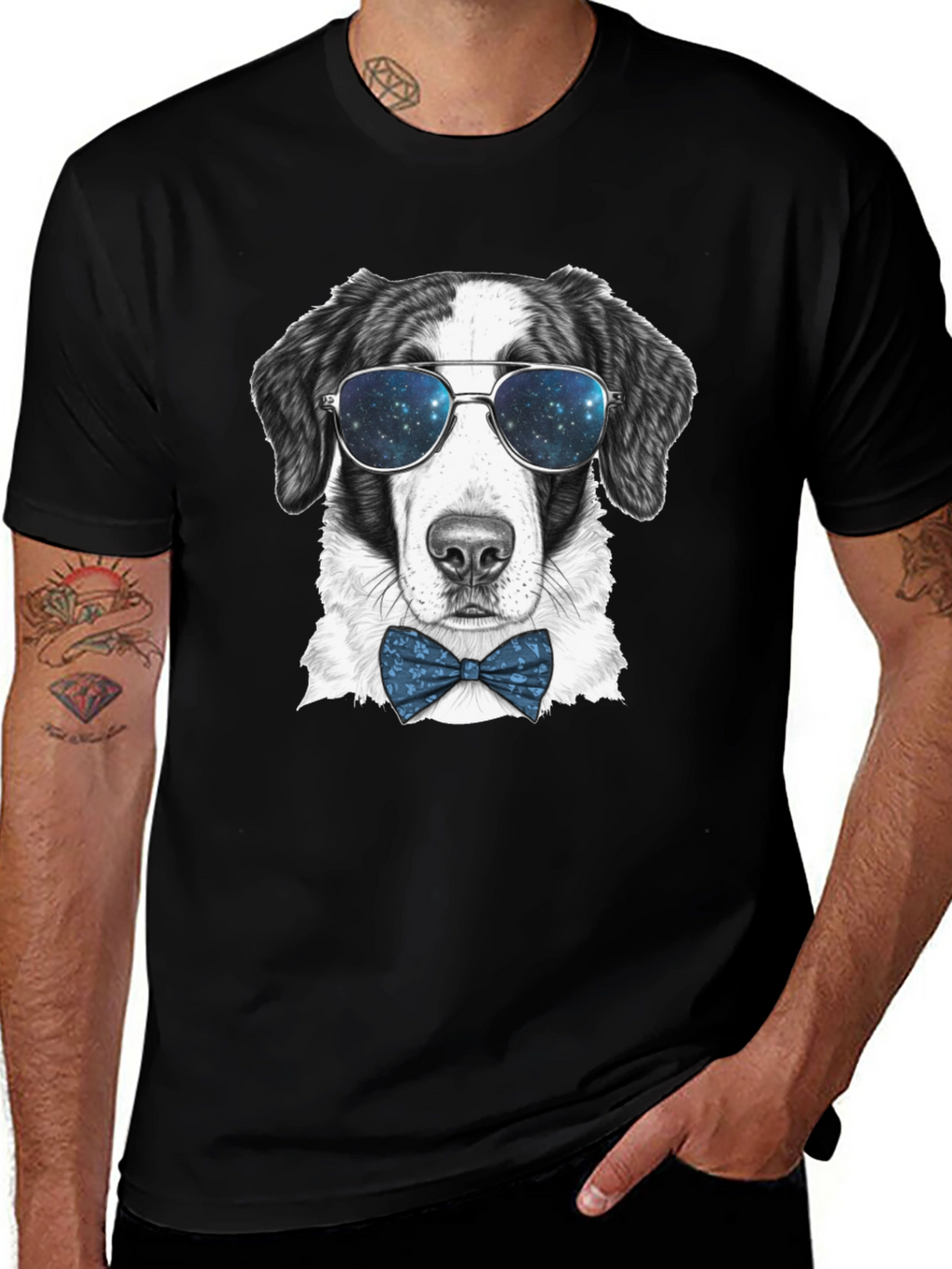 Cool Dog with Glasses T-Shirt